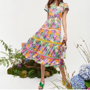 CeliaB Aneeta Floral Midi Dress